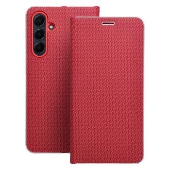 Vennus Book Carbon Samsung Galaxy S25 Czerwony