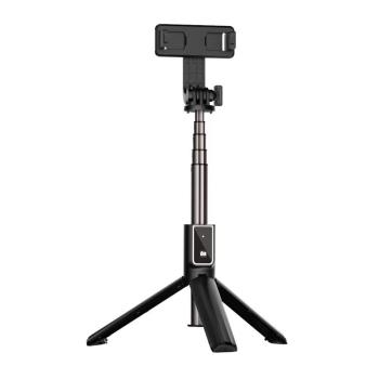 Uchwyt do Selfie Mini z odpinanym pilotem bluetooth i tripodem P40L Czarny