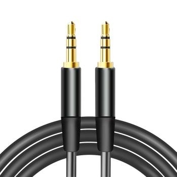 Kabel Audio Jack 3,5 mm - Jack 3,5 mm Maxlife 1m Czarny