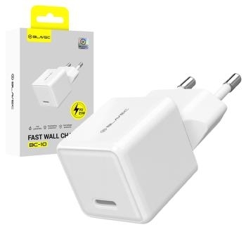 Ładowarka sieciowa Typ C Blavec BC-10 PD 25W 3A Biały