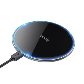 Ładowarka Indukcyjna Hoco 2A 15W z podświetleniem CW6 PRO Czarny
