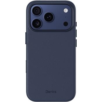 Markowy Armor Case Benks Magnetic Vita Pro Silicone Apple iPhone 17 Pro Niebieski (Camera Control Button)