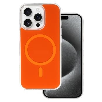 Glossy Magsafe Case Apple iPhone 15 Pro Max Pomarańczowy