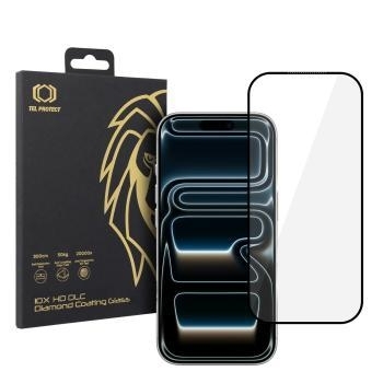 Szkło Hartowane 10X HD DLC Diamond Coating Apple iPhone 17E / 16E / 14 / 13 Pro / 13