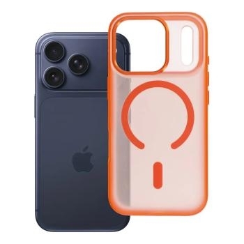 Flexline Mag Cover Apple iPhone 17 Pro / 18 Pro (low camera edge) Pomarańczowy