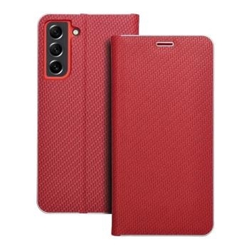 Vennus Book Carbon Samsung Galaxy S21 FE Czerwony