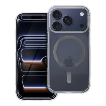 Drop Glue Colorful Ring Mag Cover Apple iPhone 17 Pro / 18 Pro (low camera edge) Szary
