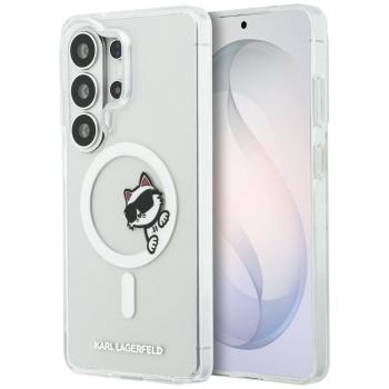 Markowy Hard Case Karl Lagerfeld Magnetic IML Peekaboo Choupette Samsung Galaxy S26 Ultra Przezroczysty