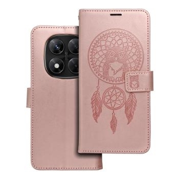 Mezzo Book Xiaomi Redmi Note 14 Pro 5G / 14 Pro Plus 5G Łapacz snów Różowe Złoto