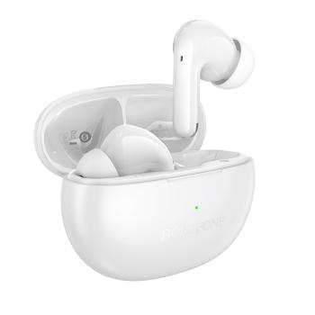 Słuchawki Bluetooth TWS Borofone FQ16 Star ANC+ENC smart AI Biały