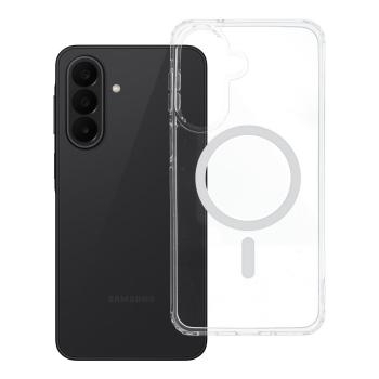 Drop Glue Colorful Ring Mag Cover Samsung Galaxy A27 5G Biały