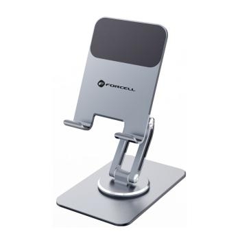 Uchwyt na telefon/tablet biurkowy składany Forcell F-Grip Fold Stand 2 360 Szary