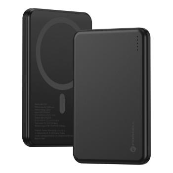 Powerbank 5000mAh zgodny z MagSafe Forcell F-Energy Slim F5K9 QC4.0 PD3.0 15W Czarny