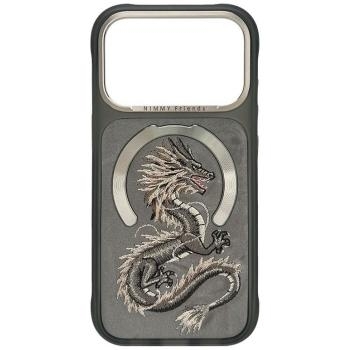 Markowy Hard Case Nimmy Magnetic Fantasy Animal Dragon Apple iPhone 18 Pro / 17 Pro Szary