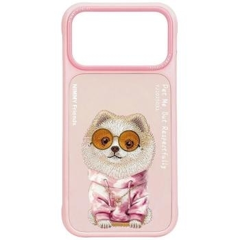 Markowy Hard Case Nimmy Glasses Cool Dog Apple iPhone 18 Pro Max / 17 Pro Max Różowy