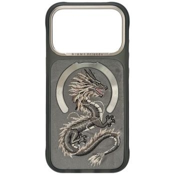 Markowy Hard Case Nimmy Magnetic Fantasy Animal Dragon Apple iPhone 18 Pro Max / 17 Pro Max Szary
