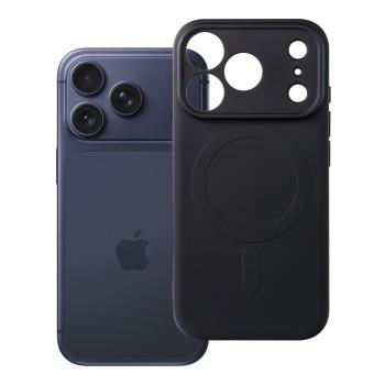 Silicone Mag Cover Apple iPhone 18 Pro / 17 Pro (camera protection) Czarny