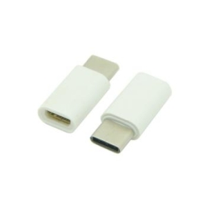 Adapter Micro USB - USB Typ-C Biały - 132519