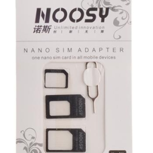 Adapter SIM Zestaw Nano Sim/Micro,Micro Sim i Nano/Sim (NOOSY 3w1) - 127266
