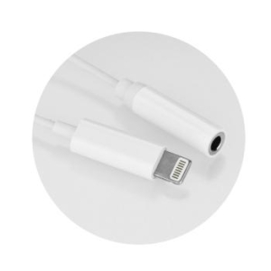 Adapter Ładowania HF/audio Apple iPhone 7 - Jack 3,5mm - 135051