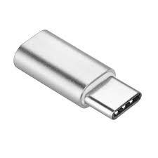 Adapter Micro USB - USB Typ-C PA-30 Srebrny - 135348