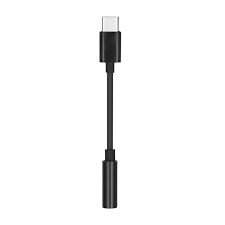 Adapter Audio Typ C - Jack 3,5mm Czarny - 137490