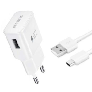 Ładowarka Sieciowa Samsung EP-TA20EWE 2A USB Fast Charger + Kabel EP-DN930CWE USB Typ C Biały - 139146