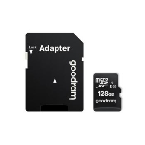 Karta pamięci GOODRAM 128GB z adapterem UHS I CLASS 10 100MB/s - 186791