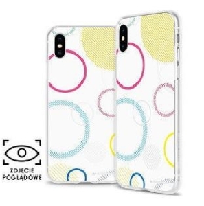 Jelly Da Vinci Apple iPhone X/XS Wzór Biały - 141315