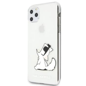 Markowy Hard Case Karl Lagerfeld Choupette Fun Apple iPhone 11 Pro Max Przezroczysty Wzór 1 - 186931