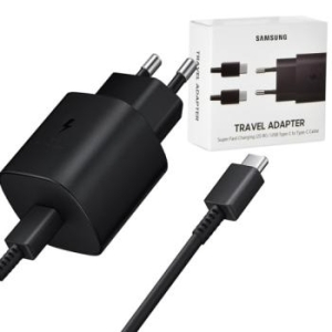 Ładowarka Sieciowa USB Typ C Samsung EP-TA800XBE 25 W + Kabel USB Typ C/USB Typ C Czarny - 142706