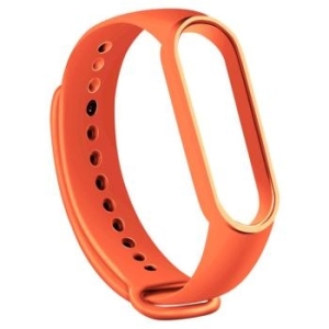 Pasek Xiaomi Mi Band 5 / 6 / 7 Pomarańczowy - 143639