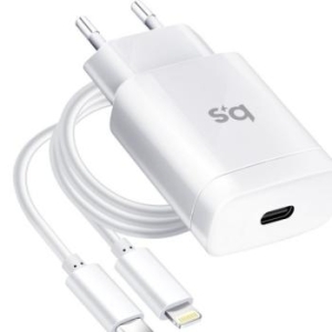 Ładowarka Sieciowa USB iPhone X/11/12 18W z ładowaniem PD + Kabel Lightning Biały - 144356
