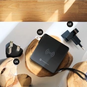 Ładowarka Wielofunkcyjna Forcell 5w1 20W PD z power bankiem 10000mAh i ład. bezprzew. 15W - 144640