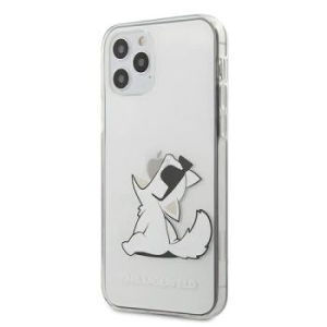 Markowy Hard Case Karl Lagerfeld Choupette Fun Sunglasses Apple iPhone 12 Pro Max Przezroczysty - 187101