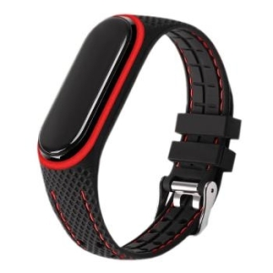 Pasek Mi Band 5 / 6 Zapięcie z klamrą Czarny - 145419