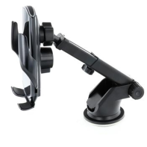 Uchwyt do szyby z ładowaniem indukcyjnym automatyczny HS3 Qi 15W Czarny - 145713