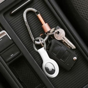 Brelok silikonowy do Airtag Biały - 146683