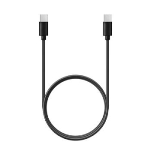 Kabel USB Typ C - USB Typ C Power Delivery PD60W 3A C296 1m (długa końcówka 8mm) Czarny - 147869