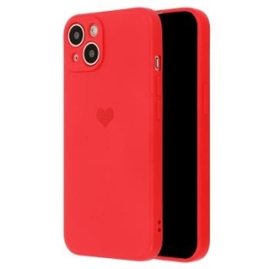 Silicone Heart Case Samsung Galaxy S8 Wzór 1 Czerwony - 148426