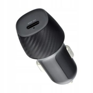 Ładowarka Samochodowa USB Typ C QWE CARBON 3.0 PD20W Czarny - 148757