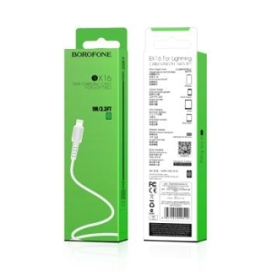 Kabel iPhone Lightning Borofone BX16 Easy 2A 1m Biały - 148972