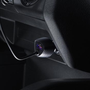 Ładowarka Samochodowa USB Forcel Carbon QC 3.0 18W + Kabel iPhone Lightning PD20W Czarny - 149014