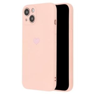 Silicone Heart Case Apple iPhone 12 Pro Wzór 1 Różowy - 149708