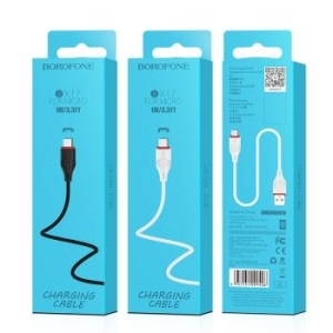 Kabel USB Micro USB Borofone BX17 Enjoy 2A 1m Czarny - 149723