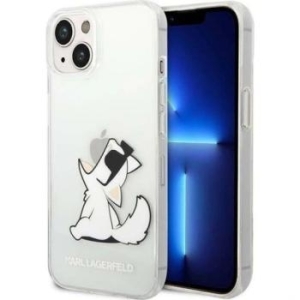 Markowy Hard Case Karl Lagerfeld Choupette Fun Hard Case Apple iPhone 14 Plus Przezroczysty Wzór 1 - 187525