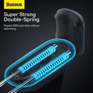 Uchwyt nawiew Baseus Steel Cannon 2 Czarny - 150138