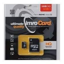 Karta Pamięci Imro Micro SD 128GB z adapterem SD - KLASA 10 UHS - 135052