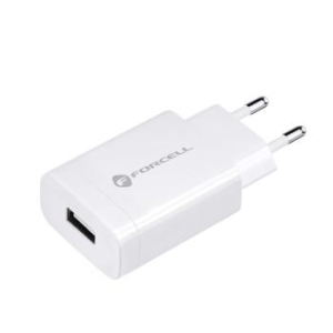 Ładowarka Sieciowa Forcell z kablem micro USB typ-C - 2,4A z funkcją Quick Charge 3.0 - 130155