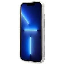 Markowy Hard Case Karl Lagerfeld Liquid Glitter Monogram Apple iPhone 14 Czarny - 151002